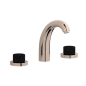 Mitigeur lavabo 3 trous design, bouton en marbre noir, chromé, nickel brossé, platine, or rose, or brossé IB BR390_2