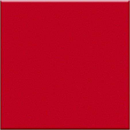 Mosaique rouge mat cuisine sol et mur salle de bain 5X5X0.7 cm sur trame VOX rosso