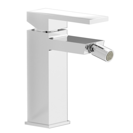 Robinet bidet carré en laiton design: chromé, noir mat, blanc mat, or, nickel brossé, or, or rose, or brossé RU220