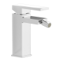 Robinet bidet carré en laiton design: chromé, noir mat, blanc mat, or, nickel brossé, or, or rose, or brossé RU220