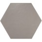 Carrelage hexagonal en grès cérame émaillé gris mat 11.4x13cm, natuc2DHEX gris