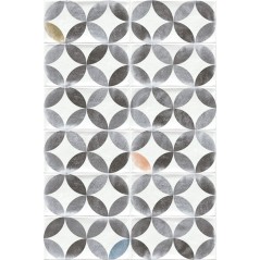 Carrelage crédence cuisine moderne mural décor V décor amhara multicolor 10x20cm