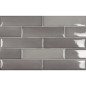 Carrelage brillant bombé gris dénuancé mur contemorain 12.4x12.4cm et 7.5x30cm apegbulge gris