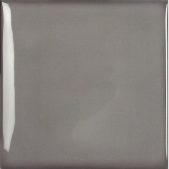 Carrelage brillant bombé gris dénuancé mur 12.4x12.4cm et 7.5x30cm apebulge gris