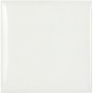 Carrelage bombé brillant blanc dénuancé contemporain mur 12.4x12.4cm  et 7.5x30cm apegbulge blanc