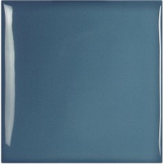 Carrelage bombé brillant bleu dénuancé contemporain mur 12.4x12.4cm  et 7.5x30cm apebulge ocean