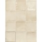 Carrelage effet zellige marocain ivoire brillant nuancé fait main 10x10cm et 6.5x20cm apegseville bone