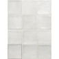 Carrelage effet zellige marocain blanc brillant nuancé fait main 10x10cm et 6.5x20cm apegseville snow