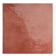 Carrelage rouge brillant, 36x36cm ou 18x18cm en grès cérame émaillé sol et mur natucmare barcelona