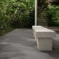 Carrelage gris foncé imitation béton sablé uni mat, 60x60, 90x90, 60x120, 120x120cm rectifié,  santasable gris