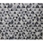 Mosaique triangle marbre gris poli brillant sur trame 27.5x24cm mox tamarnoir