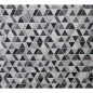 Mosaique losange salle de bain marbre blanc, gris et noir poli brillant sur trame 28.5x22.5cm mox cubonoir