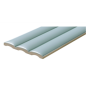 Carrelage baton arrondi en relief bleu clair satiné ingélif pour le mur et la façade 15x40cm natucsalsa sky