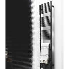 Sèche-serviette radiateur électrique design salle de bain contemporain Anttrimbath 152x40cm 700w