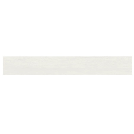 Carrelage imitation parquet chêne sans noeud cérusé blanc mat, longue lame, 21x147.5cm rectifié,  Porce6646 nordica