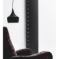 Sèche-serviette radiateur contemporain vertical design eau chaude noir mat antxflat VS