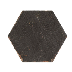 Carrelage effet bois peint en noir vieilli interieur exterieur R11,  sol et mur navette, hexagone, rectangle natucretro negra