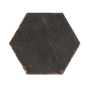 Carrelage effet bois peint en noir vieilli interieur exterieur R11,  sol et mur navette, hexagone, rectangle natucretro negre