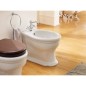 Bidet en céramique émaillée style ancien scaxcastellana 5307  54x39cm blanc brillant