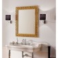 Miroir imperio de style ancien rectangulairel avec cadre argent ou doré 70x90cm 5335 et 70x120cm 5336 scaxcastellana