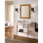 Miroir imperio de style ancien rectangulairel avec cadre argent ou doré 70x90cm 5335 et 70x120cm 5336 scaxcastellana