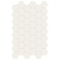 Carrelage hexagonal,sol et mur, blanc mat 14x16cm terx hexamat lemon sorbet