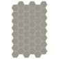 Carrelage hexagonal, sol et mur, gris mat 14x16cm terx hexamat wild sage