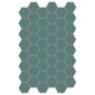 Carrelage hexagonal, sol et mur, vert clair mat 14x16cm terx hexamat laurel green