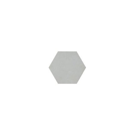 Carrelage imitation carreau ciment hexagone terrasse de piscine blanc antidérapant R11 estix 18.7x21.6cm lisboa base azul
