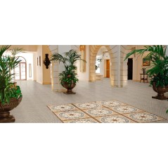 Carrelage imitation carreau décoré oriental 44x44cm realrialto décor