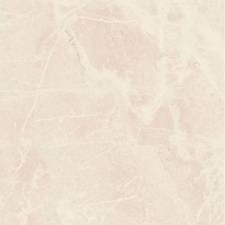 Carrelage imitation marbre ivoire veiné poli brillant, salon, XXL 98x98cm rectifié,  Porce1863 crema