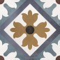 Carrelage imitation carreau ciment patchwork apegflorian 15x15x0.9cm, R10