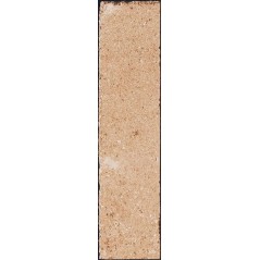 Carrelage imitation zellige effet matière brique de sable mat, mur, 5x20cm rectifié santatetrix block sand