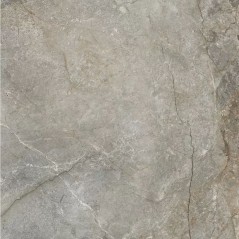 Carrelage imitation marbre gris foncé poli brillant, salon, XXL 98x98cm rectifié,  Porce1851 dark