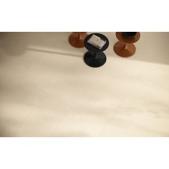 Carrelage effet béton coloré ivoire uni mat santainsideart light, 60x60, 90x90, 60x120, 120x120cm rectifié,