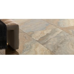 Carrelage imitation marbre ardoise poli brillant rectifié 60x60cm, 75x75cm, 75x150cm refxwing