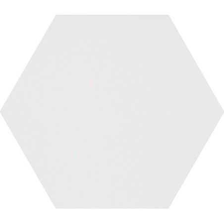 Carrelage hexagone mat uni noir, blanc, gris, silver , sol et mur, épaisseur 9mm, 22x25cm pasicmonocolor