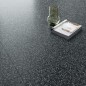 Carrelage imitation terrazzo noir mat rectifié 60x60x0.9cm  norme UPEC refxflake black small