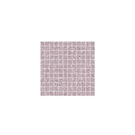 Mosaique de carrés rectifiés 2.5x2.5cm mauve brillant rectifié 30x30cm sur trame santanewdotmosaic mauve