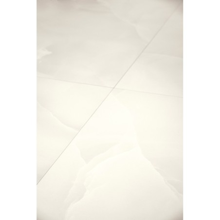 Carrelage imitation onyx translucide blanc poli brillant rectifié 60x60cm, 75x75cm, 75x150cm norme UPEC refxonyx white