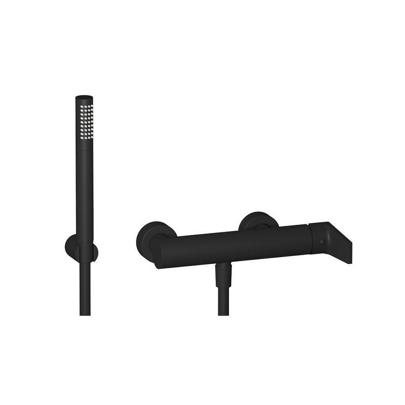 Mitigeur douche ext avec douchette: chromé, blanc mat, noir mat, couleur or, or brossé, or rose, nickel brossé  IBTW350