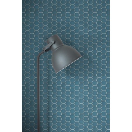 Carrelage hexagonal, sol et mur, bleu lumineux mat 14x16cm terx hexamat cadet blue