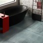 Carrelage effet métal vert de gris avec coulure mat, 60x60, 90x90, 60x120, 120x120cm rectifié,  santadripart verdigris