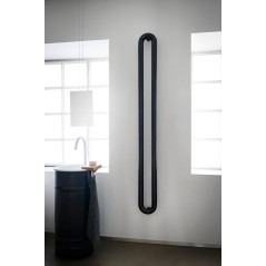 Sèche-serviette radiateur électrique salle de bain contemporain 200X21CM Antxtubone V vertical de couleur