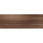 Carrelage décor parement bois marron foncé mat baguette en relief, 30x90cm rectifiée ,  Porce9544  wenge