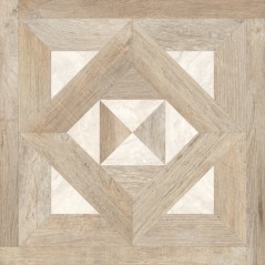 Carrelage imitation panneau marbre et bois foncé vieilli décor sol et mur 90x90cm rectifié, santaryorkwood glam02