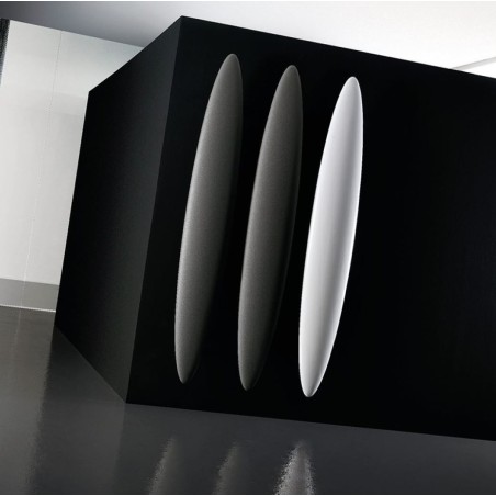 Sèche-serviette radiateur électrique design contemporain Antxblade V vertical de couleur sans porte serviette chromé