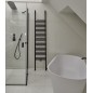 Sèche-serviette radiateur électrique design salle de bain Antxpioli 207x40cm de couleur