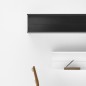 Sèche-serviette radiateur eau chaude design horizontal en forme d' IPN, salle de bain, AntxT2O blanc brillant