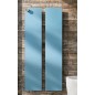 Radiateur électrique rectangulaire rouge, noir, gris, bleu, orange vertical ou horizontal Antxtavola 171x35cm